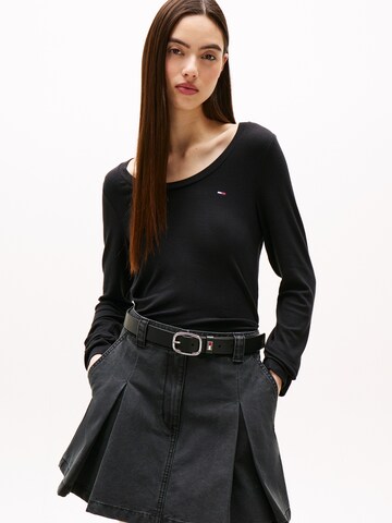 Tommy Jeans Футболка 'ESSENTIAL' в Черный: спереди