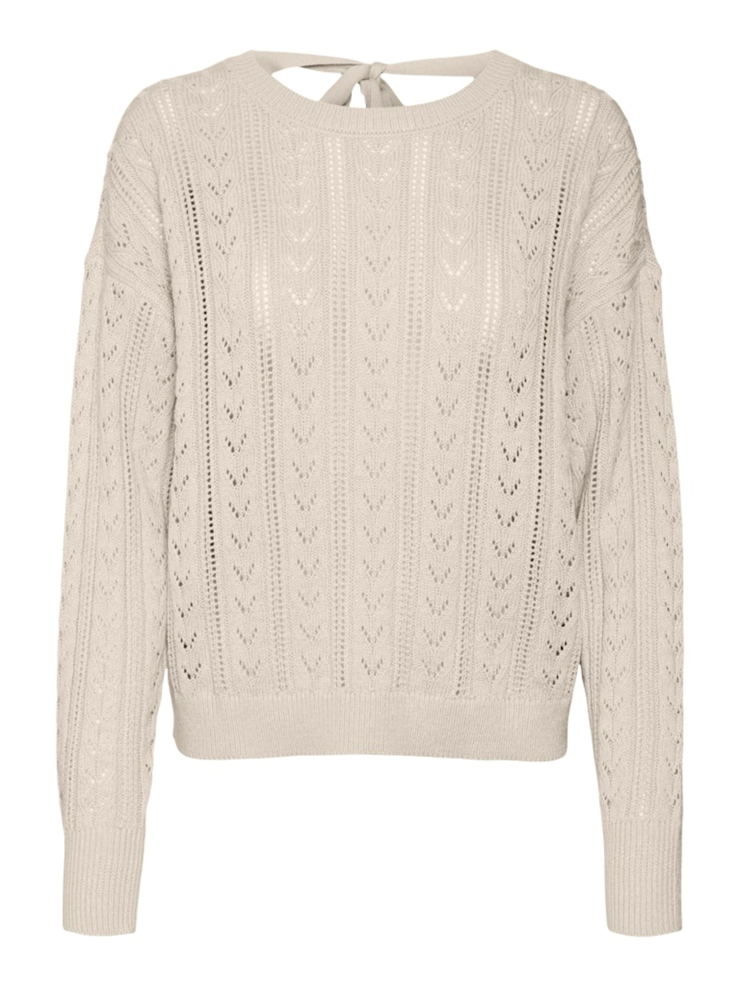 Pull-over VERO MODA en beige : devant