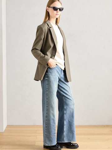 MOS MOSH Bootcut Džínsy 'MMDara' - Modrá