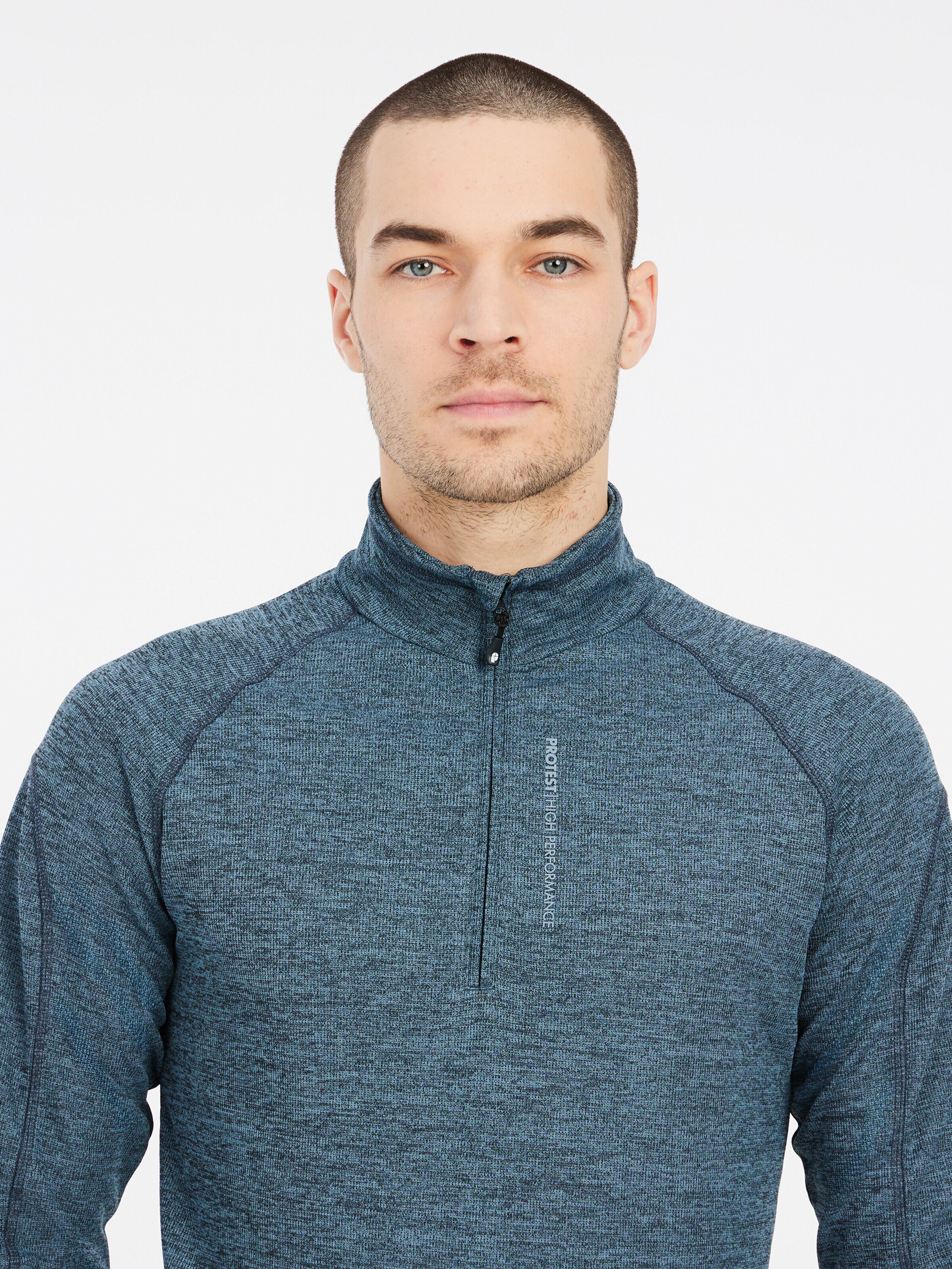 PROTEST Athletic Sweatshirt 'PRTLOUISIANA' in Blue