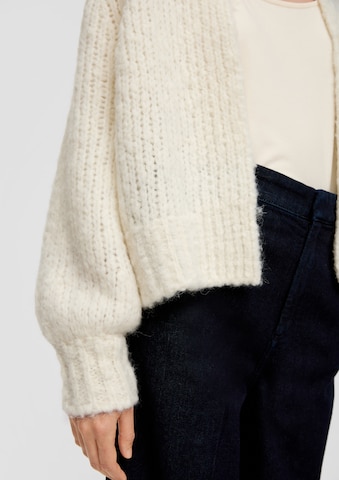 Cardigan s.Oliver BLACK LABEL en blanc