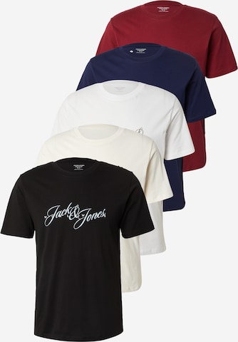 mėlyna JACK & JONES Marškinėliai 'JORINWOOD': priekis