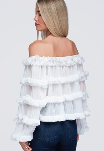 Chemisier Ombre en blanc