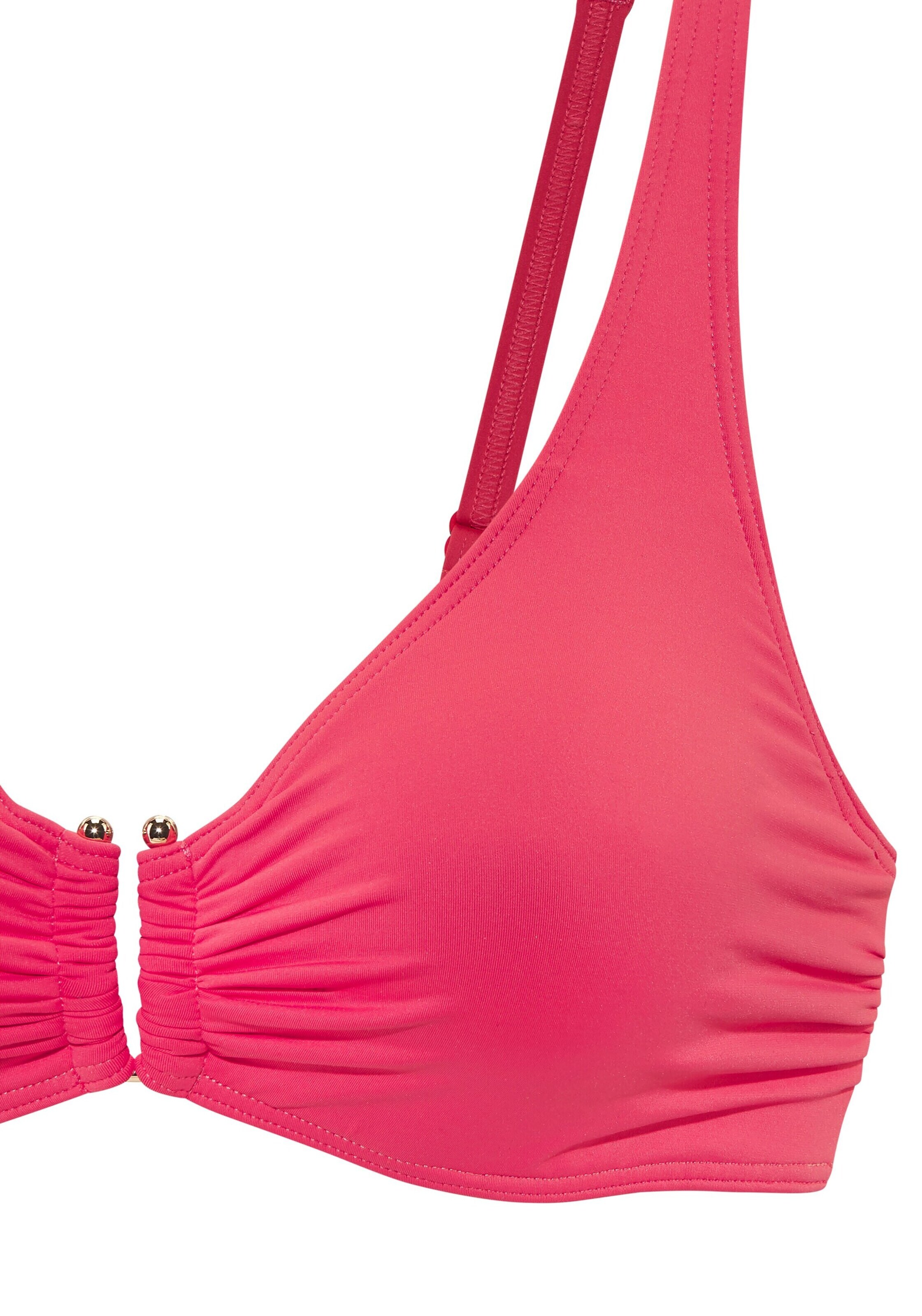 LASCANA Бюстье Верх бикини в Красный