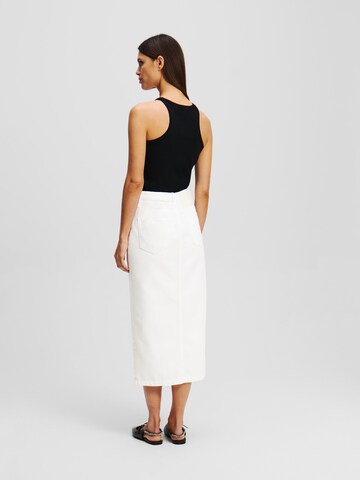 Gonna di Karl Lagerfeld in bianco