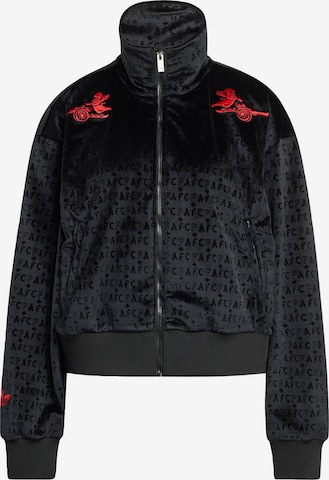 Veste de sport 'FC Arsenal Places+Faces' ADIDAS PERFORMANCE en noir : devant