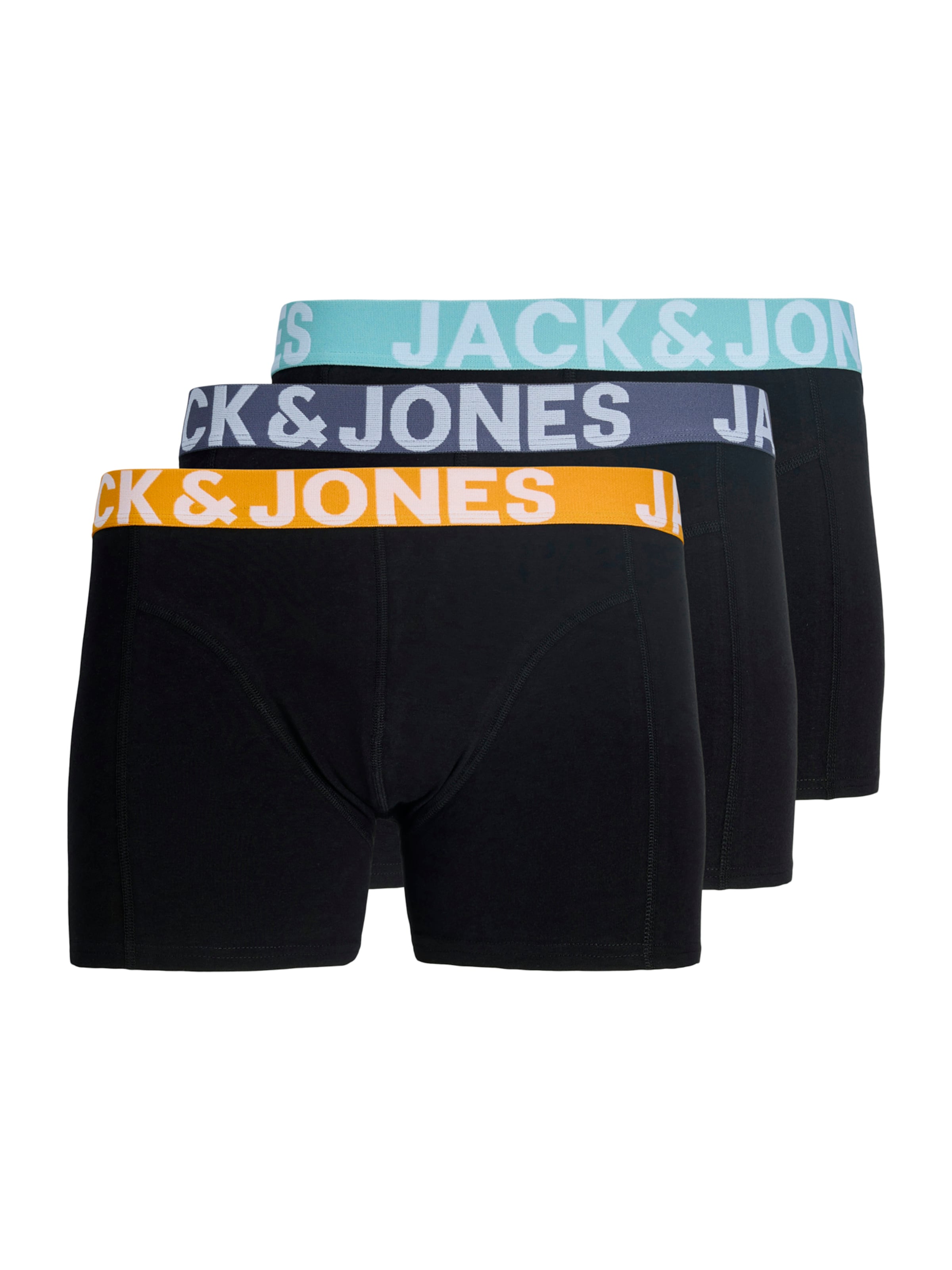 JACK & JONES - Calzoncillo boxer 'JACCONOR' en negro: frente