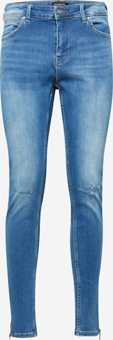 ONLY Carmakoma Skinny Jeans 'Karla' i blå: framsida