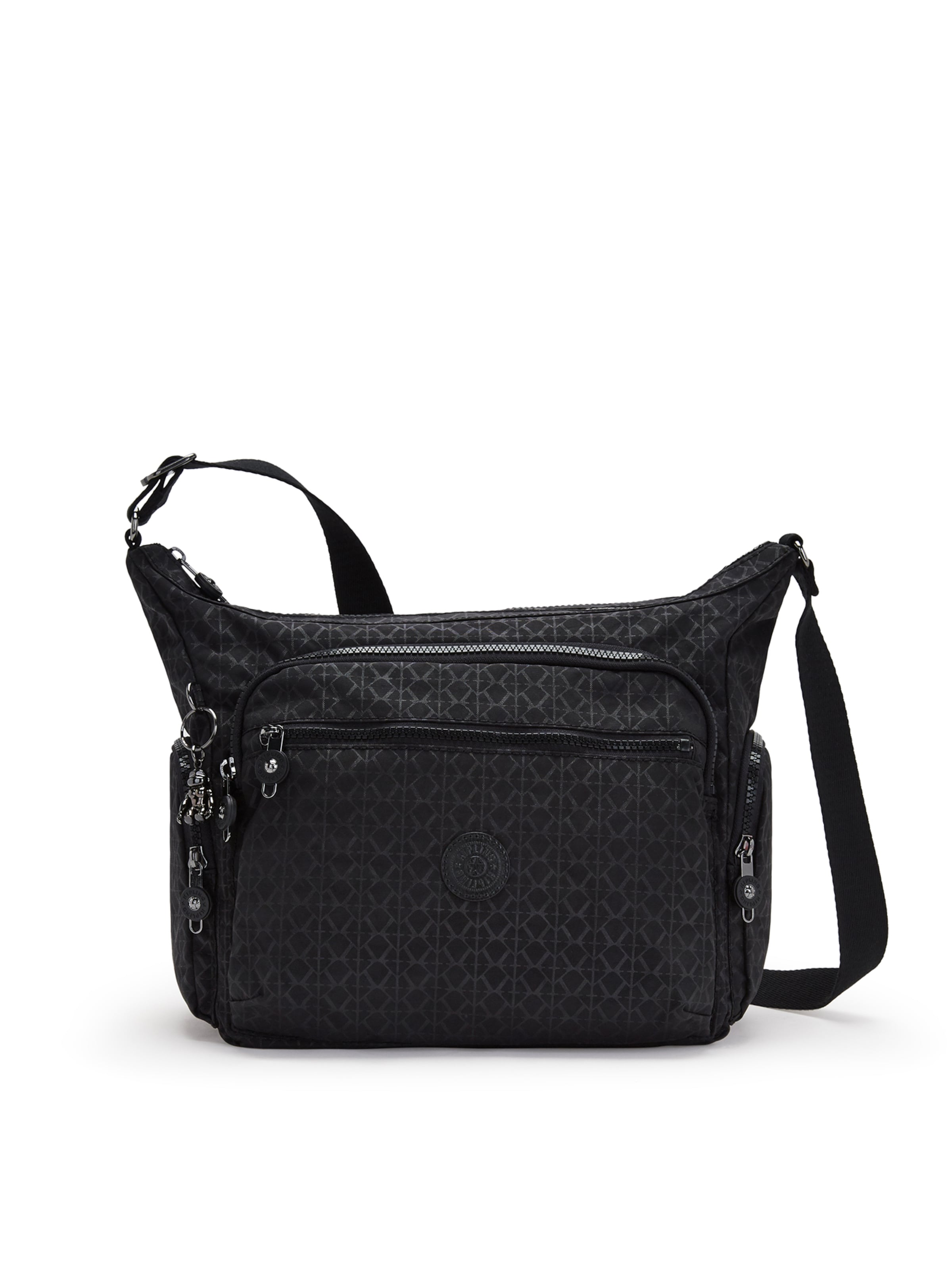 KIPLING - Mala de ombro &#x27;Gabbie&#x27; em preto: frente