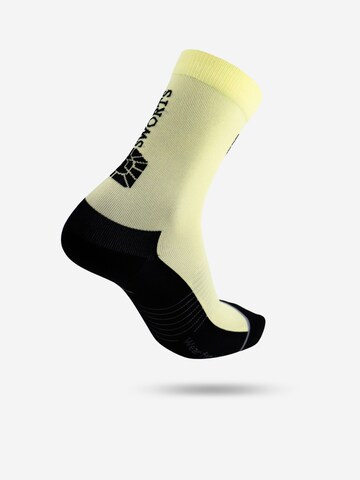 SWORTS Athletic Socks 'WFW' in Yellow
