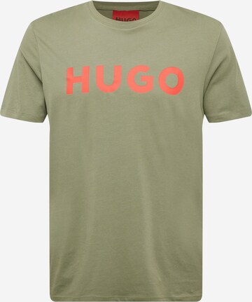 HUGO Paita 'Dulivio' värissä vihreä: edessä