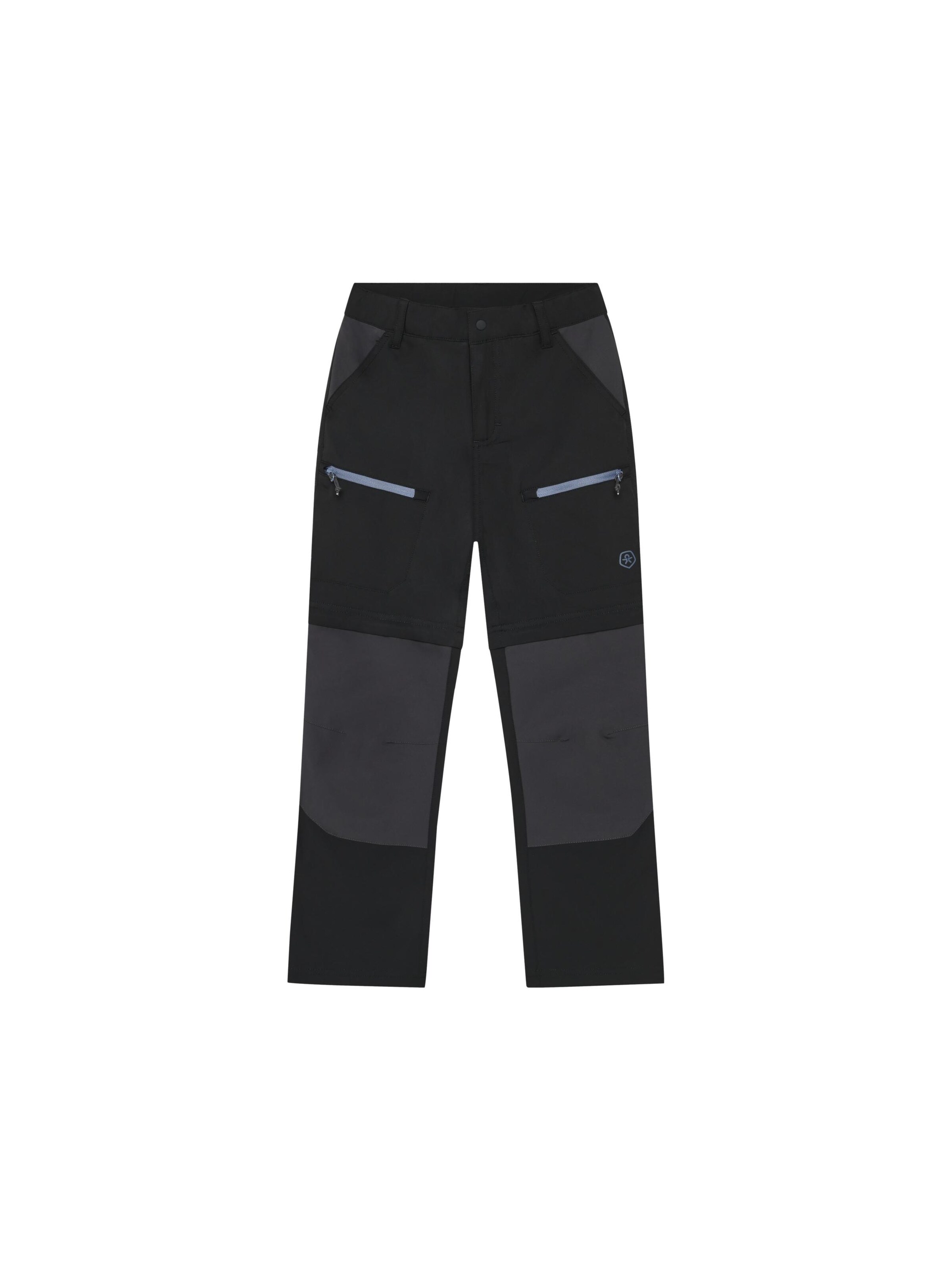 COLOR KIDS - Calças funcionais ' COPants ' em preto: frente