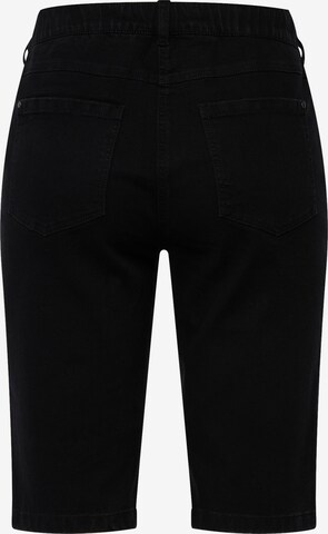 Ulla Popken Slimfit Shorts in Schwarz