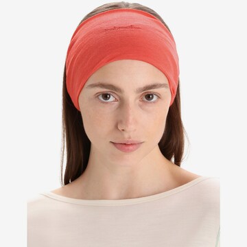 ICEBREAKER Athletic Headband in Orange: front