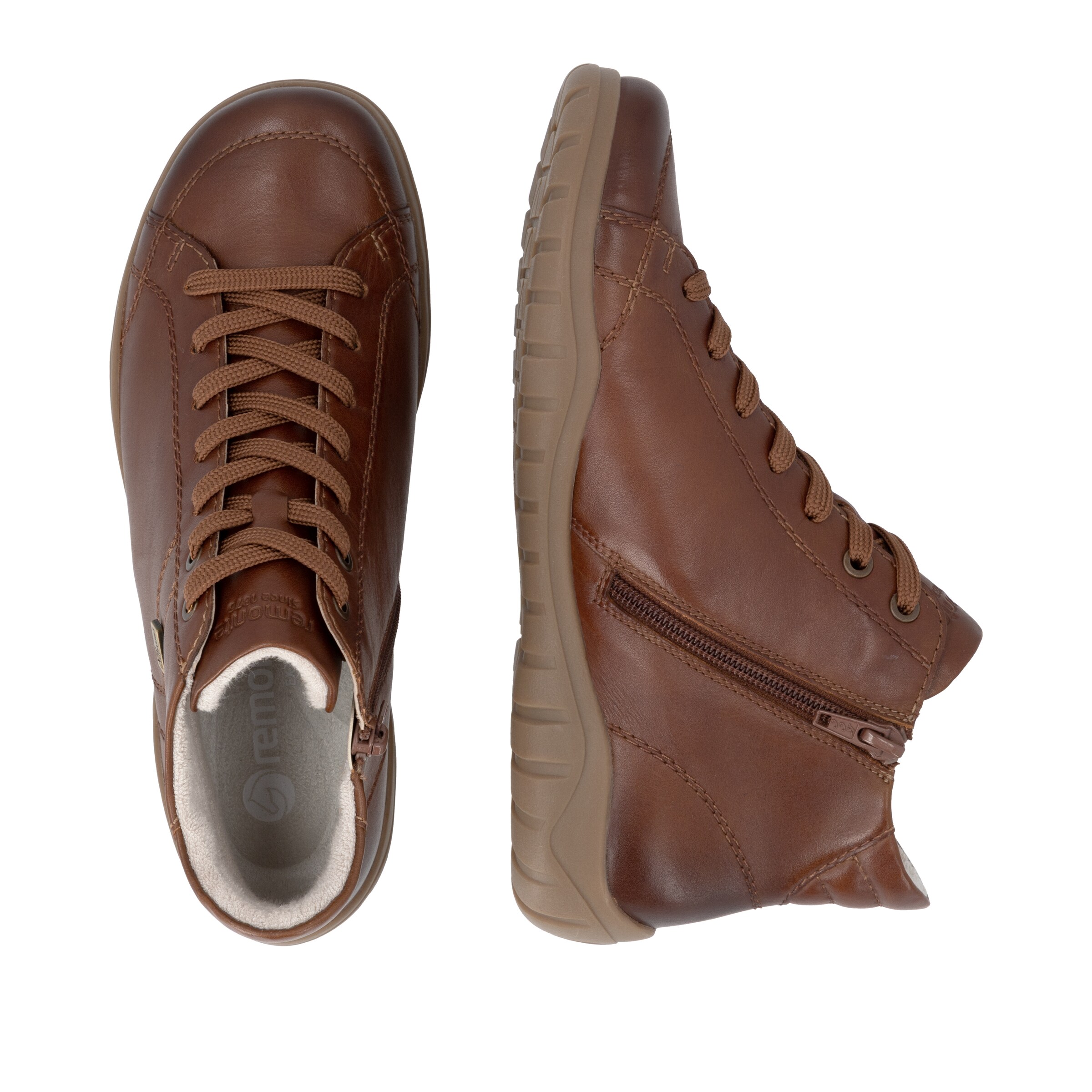 Bottines à lacets REMONTE en marron