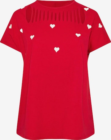 Shape Of You Shirt in Red: front
