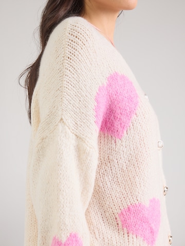 Cardigan 'Ma44rliaa' ZABAIONE en blanc