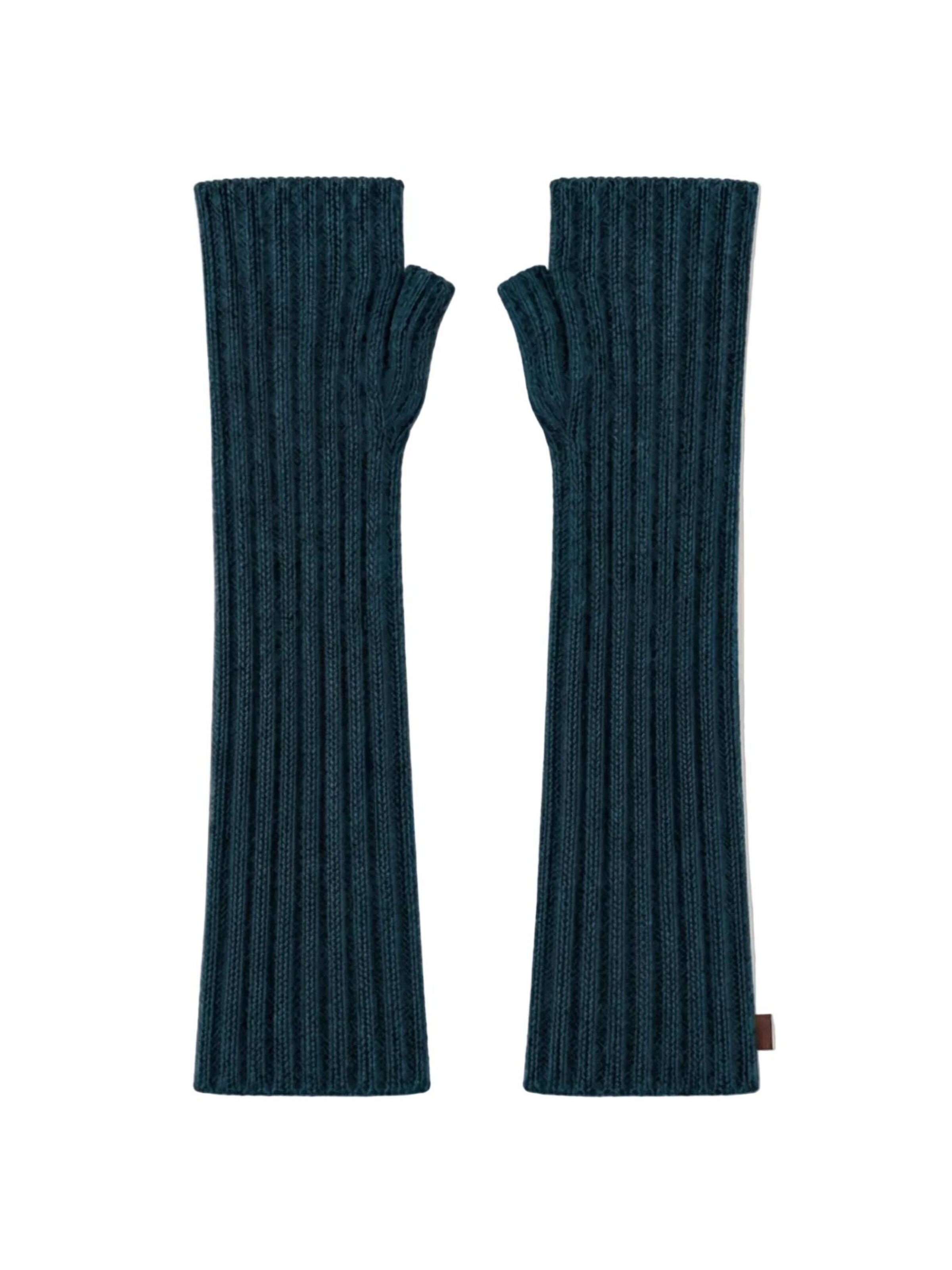 mėlyna GOBI Cashmere Trumpos pirštinės be pirštų galų: priekis