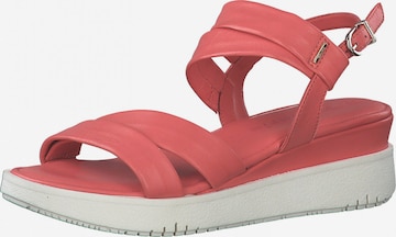 TAMARIS Strap Sandals in Red: front