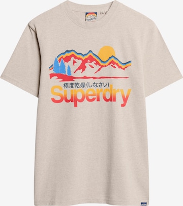 Superdry & Co Shirt 'Great Outdoors' in Grey: front