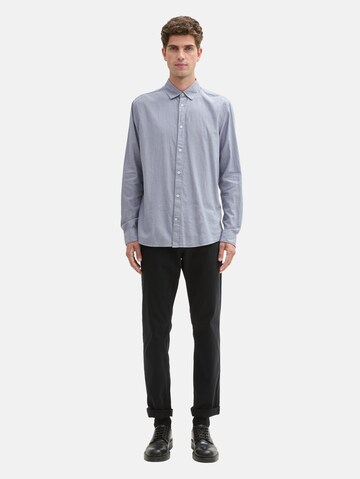 TOM TAILOR Regular Fit Hemd in Grau