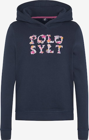 Polo Sylt Sweatshirt in Blue: front