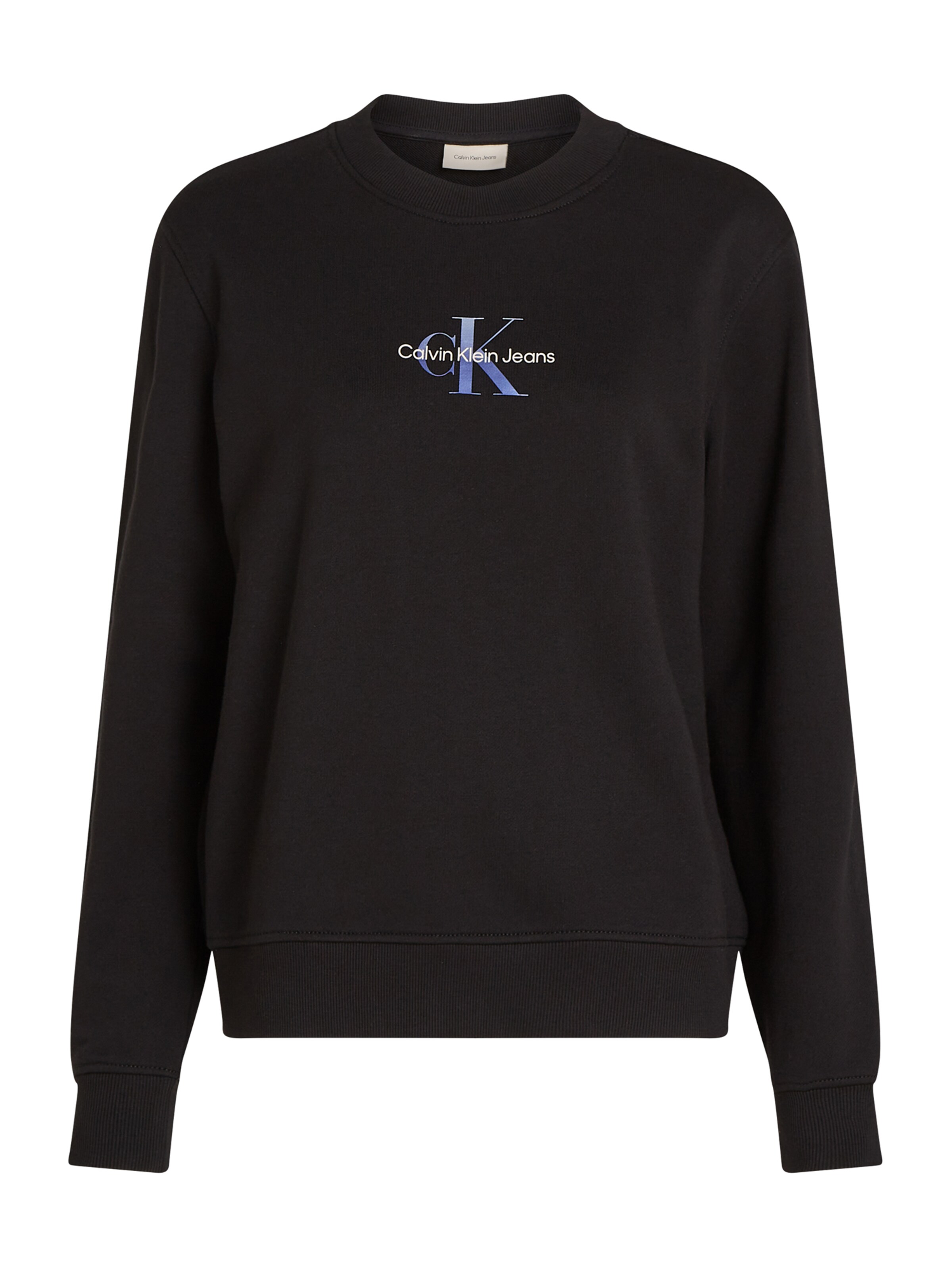 Calvin Klein Jeans Sweatshirt in Schwarz: Vorderseite