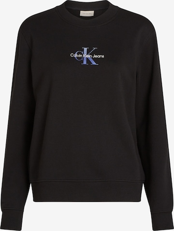 Calvin Klein Jeans Sweatshirt in Schwarz: Vorderseite