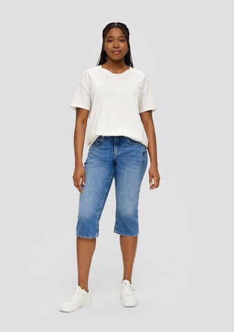 Coupe slim Jean 'Catie' QS en bleu