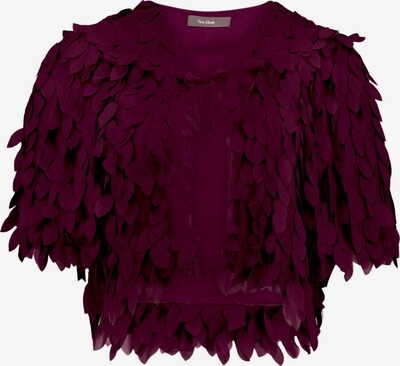 Vera Mont Blusenjacke gerader Schnitt in 36 in aubergine, Produktansicht