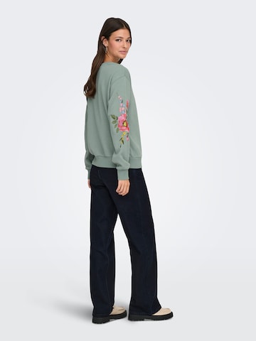 JDY Sweatshirt 'JDYPARIS' in Green