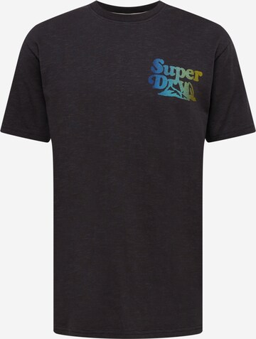T-Shirt 'Cali' Superdry en noir : devant
