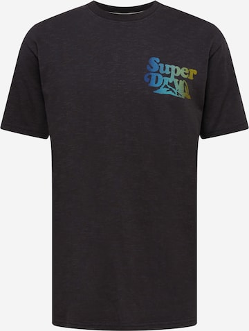 T-Shirt 'Cali' Superdry en noir : devant