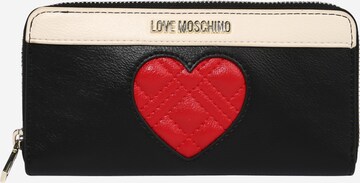 Love Moschino Wallet in Black: front