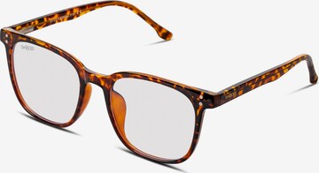 Smooder Brillen 'Kampak Blue Light' in Braun: Vorderseite