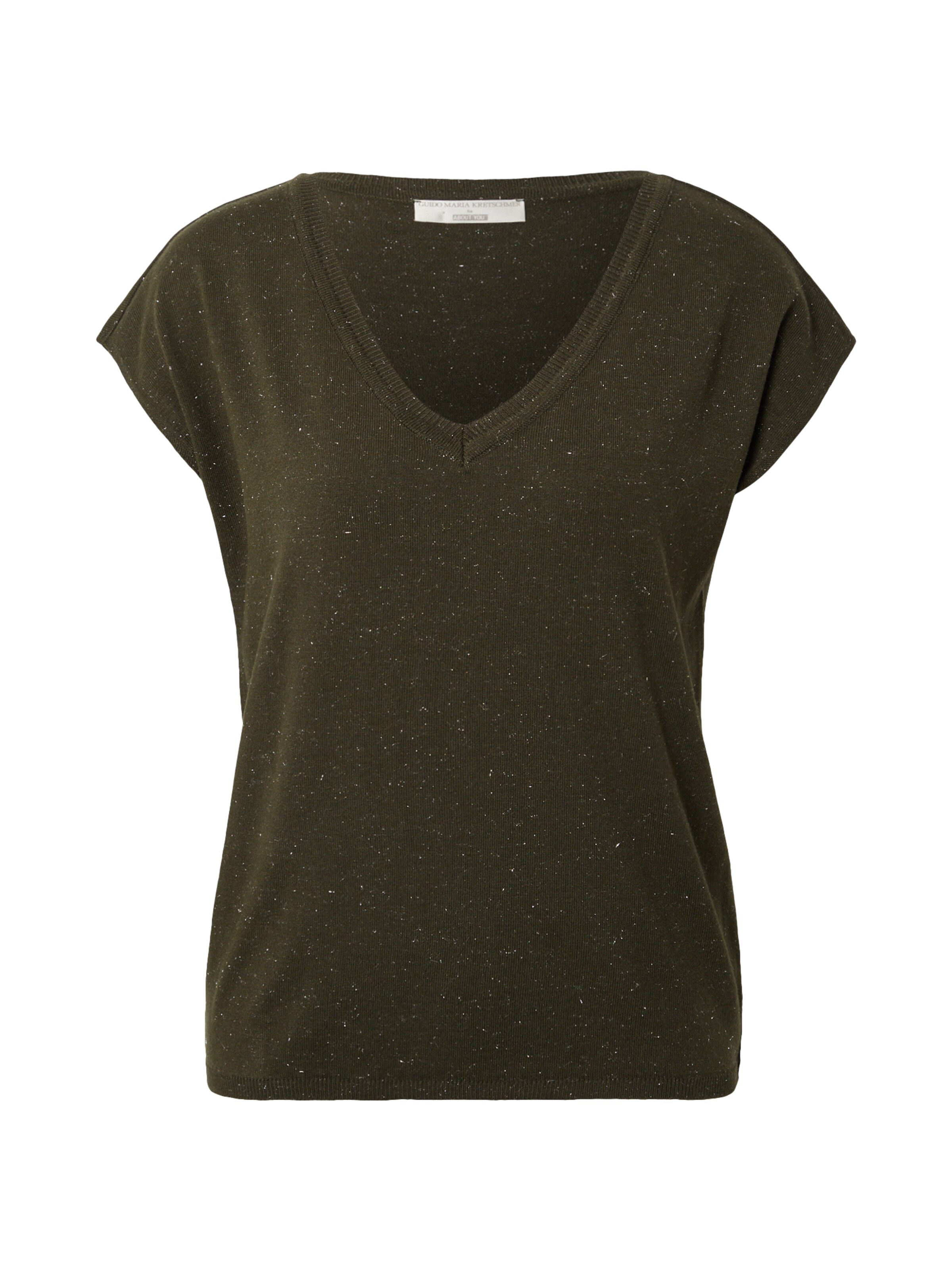 Frauen Shirts & Tops Guido Maria Kretschmer Collection T-Shirt 'Ronja' in Khaki - ZV40906 Frauen Shirts & Tops Guido Maria Kretschmer Collection T-Shirt 'Ronja' in Khaki - ZV40906