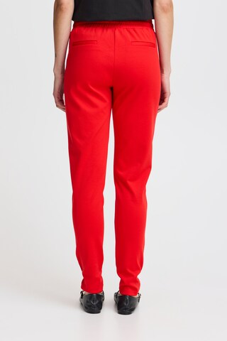 ICHI Tapered Hose 'IHKATE' in Rot