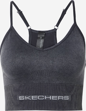 SKECHERS Bralette Sports Bra 'ENDURANCE' in Grey: front