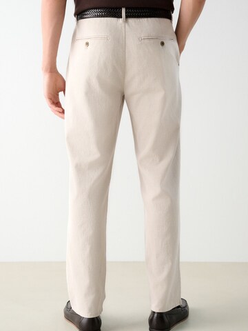 Next Обычный Брюки со складками в Серый