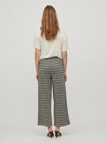 VILA Wide leg Broek 'Raja' in Zwart