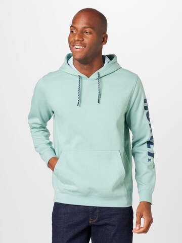 Hurley Athletic Sweatshirt 'ACADIA' in Green: front