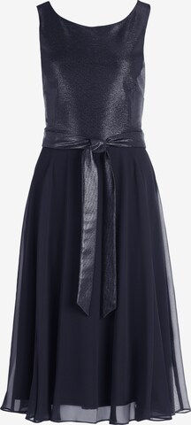 Robe de cocktail Vera Mont en bleu : devant