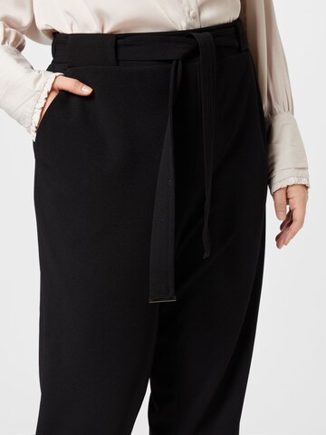 ABOUT YOU Curvy Slim fit Pants 'Liv' in Black