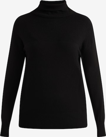 usha WHITE LABEL Pullover 'Lynnea' in Schwarz: predná strana