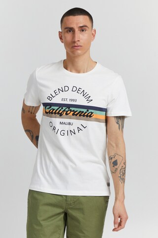 BLEND Shirt 'ADAMUS' in Wit: voorkant