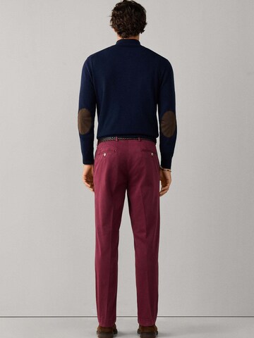 Hackett London Regular Chino trousers in Red
