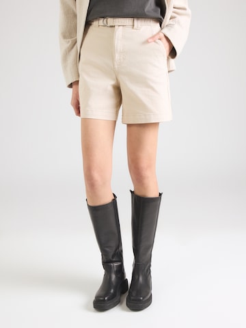 VILA Regular Jeans 'VIOLA' in Beige: front