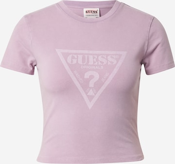 GUESS Originals Camiseta en Lila ABOUT YOU