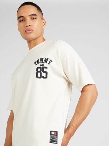 Tommy Jeans Tričko – béžová
