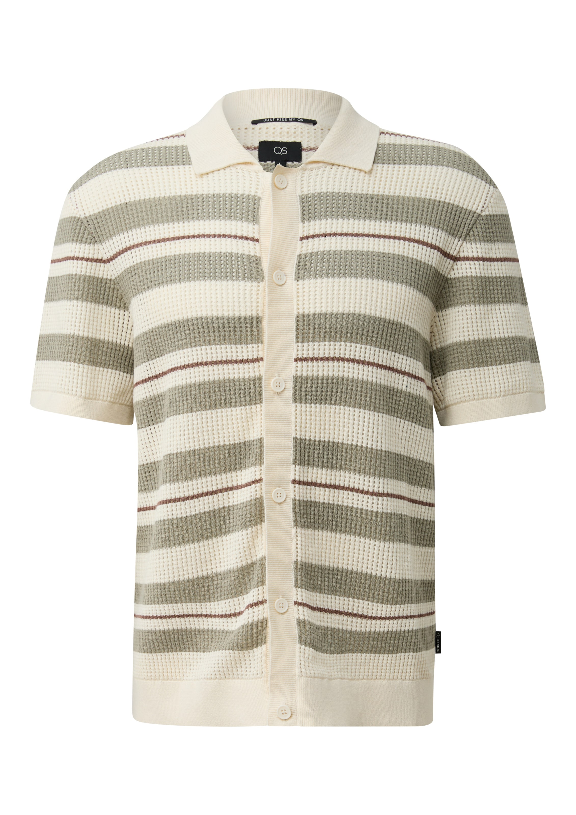 QS Strickjacke in Mischfarben: Vorderseite